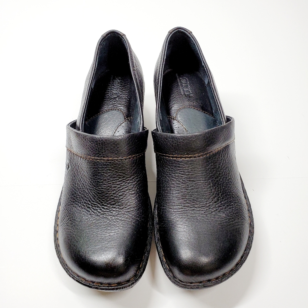 BORN TOBY II LEATHER CLOG